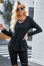 Load image into Gallery viewer, Criss Cross V-Neck Shirt

