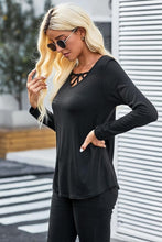 Load image into Gallery viewer, Criss Cross V-Neck Shirt
