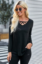 Load image into Gallery viewer, Criss Cross V-Neck Shirt
