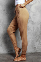 Load image into Gallery viewer, Salina Ribbed Knit Drawstring Jogger Pants
