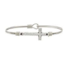 Load image into Gallery viewer, Cross Bangle Bracelet by Luca + Danni
