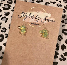 Load image into Gallery viewer, Unicorn Stud Earrings
